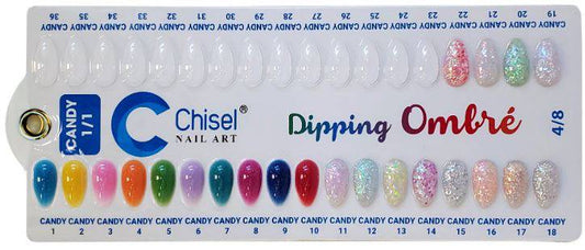 Chisel Sample Board Tips, Candy Collection, New