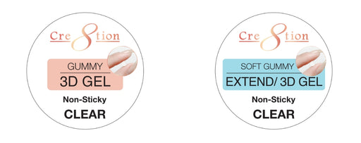 Cre8tion 3D Gummy Gel in Jar 1oz, Clear (Pk: 280 pcs/case)