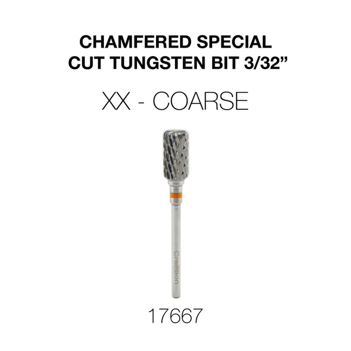 Cre8tion Chamfered Special Cut Tungsten Bit 3/32, XX-Coarse