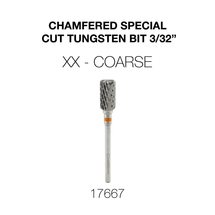 Cre8tion Chamfered Special Cut Tungsten Bit 3/32, XX-Coarse