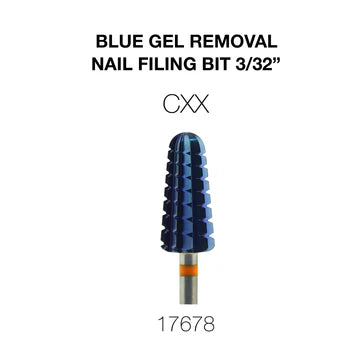 Cre8tion Blue Gel Removal Nail Filling Bit, Coarse, CXX 3/32