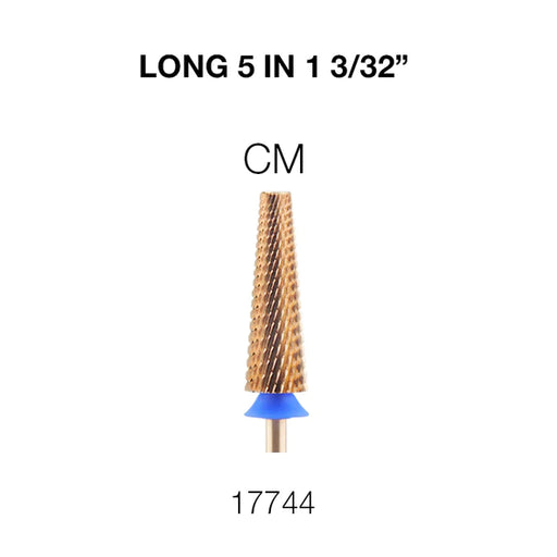 Cre8tion 5in1 Nail Filing Bit, LONG, CM 3/32, 17744 (Pk: 50pcs/box)
