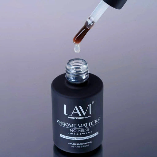 LAVI Chrome Matte Top Coat 0.5oz (HEMA & TPO Free) - SKU 16033