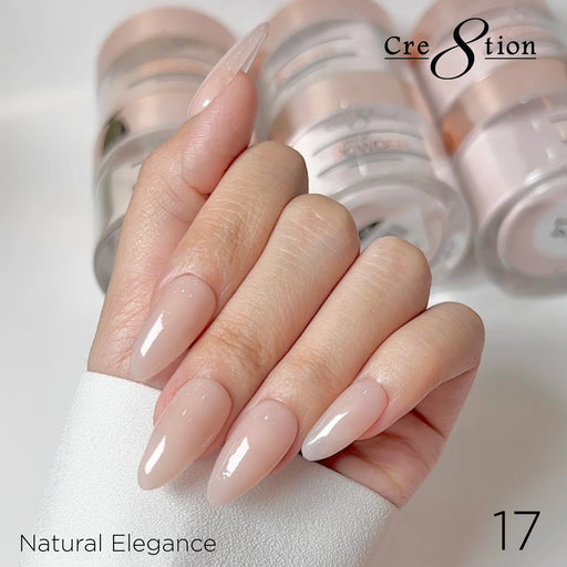 Cre8tion Acrylic Powder, NATURAL ELEGANCE Collection - 017
