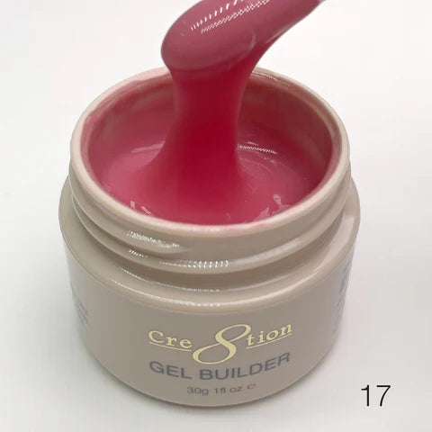Cre8tion 1oz HEMA Free Overlay/Builder Gel in Jar (18 Colors) - 017