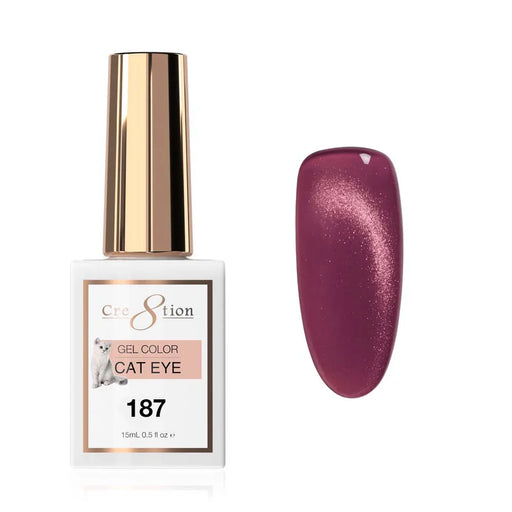 Cre8tion Gel 0.5oz - WINTER & SILVER Cat Eye Collection - 187