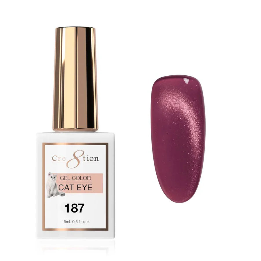 Cre8tion Gel 0.5oz - WINTER & SILVER Cat Eye Collection - 187