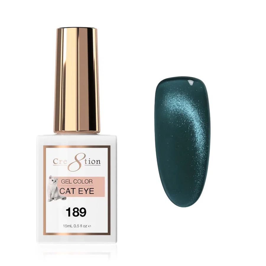 Cre8tion Gel 0.5oz - WINTER & SILVER Cat Eye Collection - 189