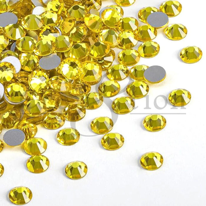 Cre8tion Rhinestone Nail Art - Citrine (Pk: 80 pcs/pack) - SKU 1101-1032
