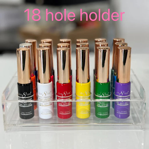 Cre8tion Detailing Nail Gel Holder 18-Hole (3x6)