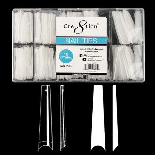 Cre8tion Special Shape - Natural, Longer Coffin, #18 (Pk: 500 pcs/box, 100 boxes/case)