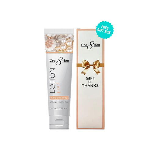 Cre8tion Hand & Body Lotion 100ml (3.3oz) - PEARL, CASE (Pk: 60 pcs/case, 104 cases/pallet)