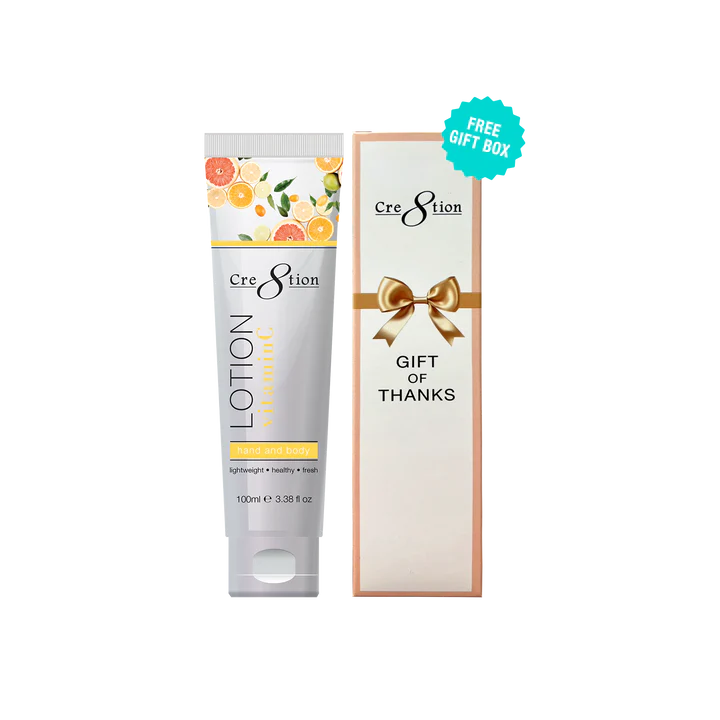 Cre8tion Hand & Body Lotion 100ml (3.3oz) - VITAMIN, CASE (PK: 60 pcs/case, 104 cases/pallet)