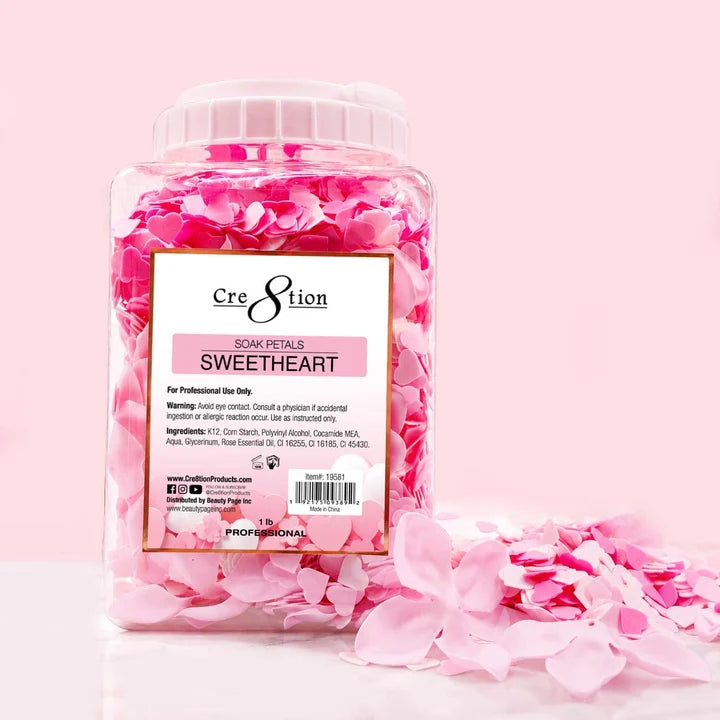Cre8tion Soak Petals 1lb - Sweetheart, CASE (Pk: 4 jars/case)