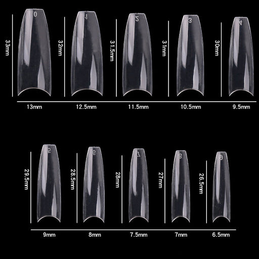 Cre8tion Special Shape - Clear, Ballerina, #19 (Pk: 600 pcs/box, 100 boxes/case)