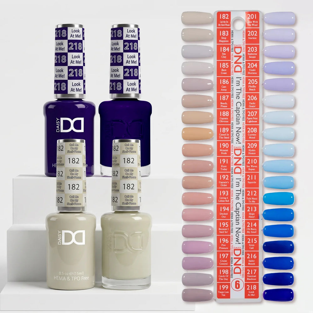 DND DUO HEMA & TPO Free, Full Line of 36 Colors #06 - I'm The Captaim Now! (182-218)