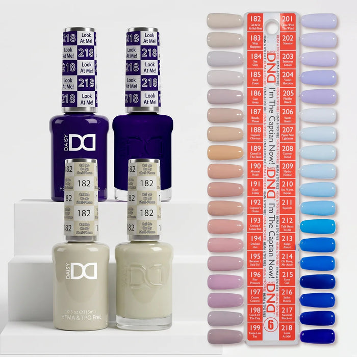 DND DUO HEMA & TPO Free, Full Line of 36 Colors #06 - I'm The Captaim Now! (182-218)