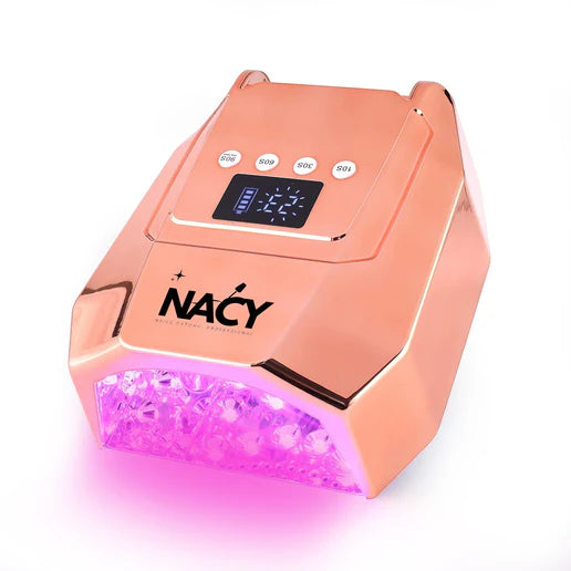 Nacy Pro Series Cordless UV/LED Lamp 98W - Metallic Rose Gold Color