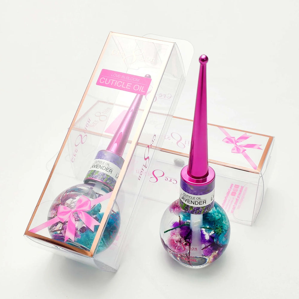 Cre8tion Love in Bloom - Cuticle Oil 0.5oz, LAVENDER, BOX (Pk: 30 pcs/box, 28 boxes/case)