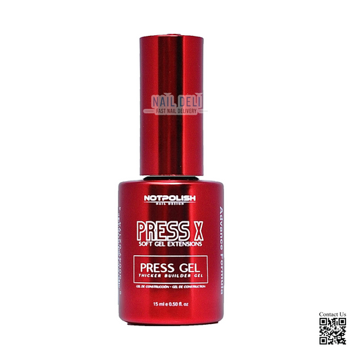 NotPolish Press X Soft Gel Extensions, PRESS GEL, 0.5oz