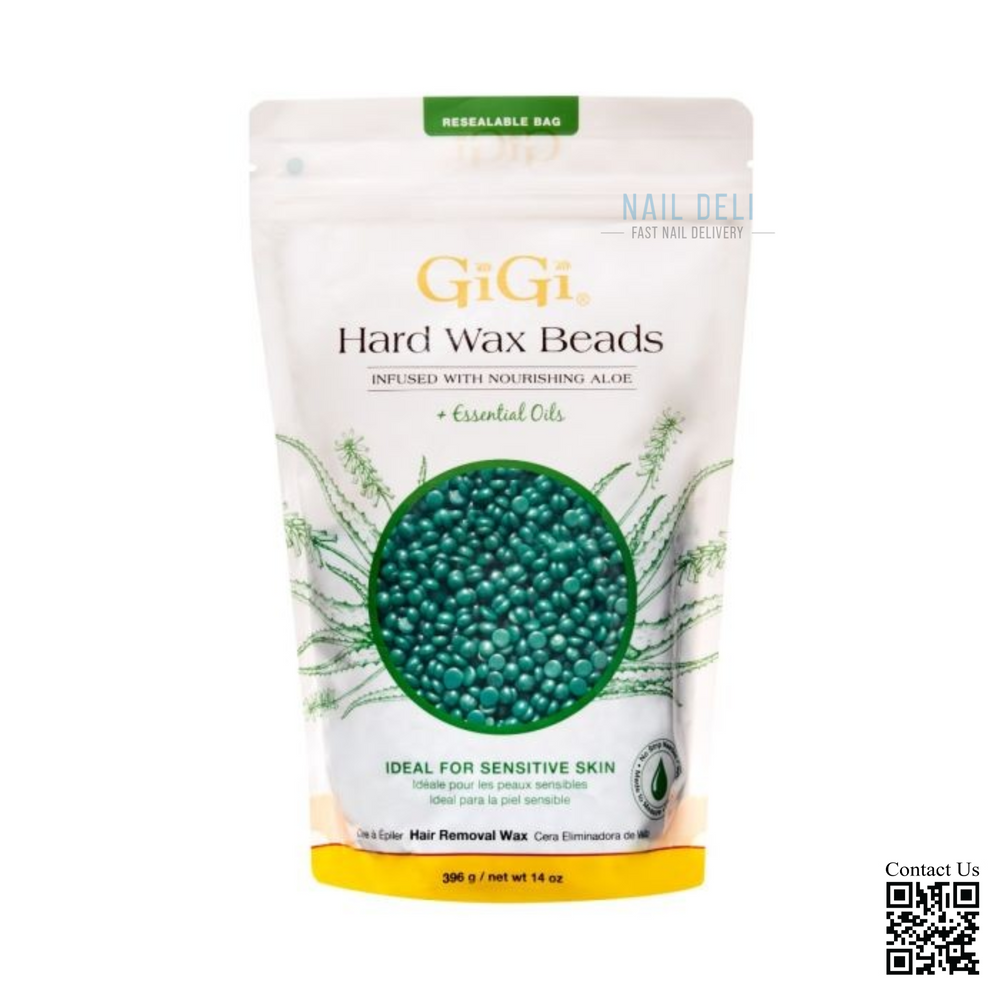 Gigi Hard Wax Beads Infused with Nourishing Aloe 14oz (PK: 24 pcs./case)