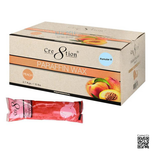 Cre8tion Paraffin Wax - PEACH, Yellow CASE (Loại 2) (PK: 6 packs/box, 6 boxes/case)