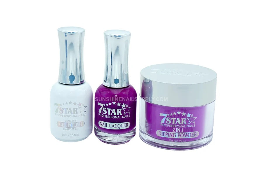 7 Star 3in1 Dipping Powder + Gel Polish + Nail Lacquer, 206