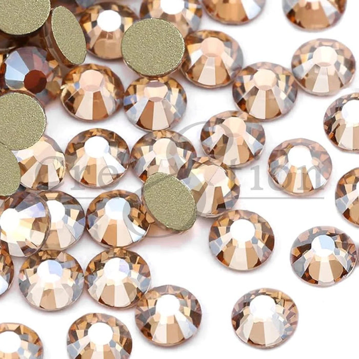 Cre8tion Rhinestone Nail Art - Champagne (Pk: 80 pcs/pack) - SKU 1101-1034