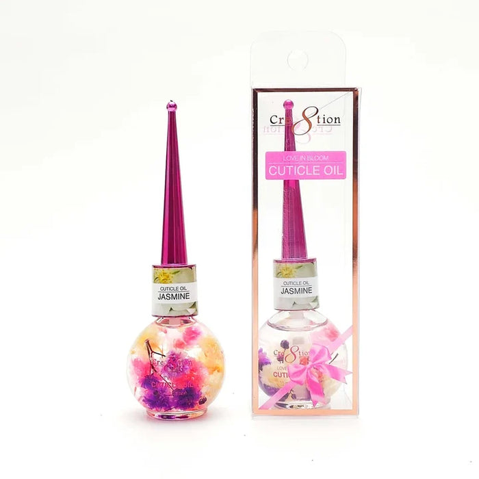 Cre8tion Love in Bloom - Cuticle Oil 0.5oz, JASMINE, BOX (Pk: 30 pcs/box, 28 boxes/case) - SKU 22196