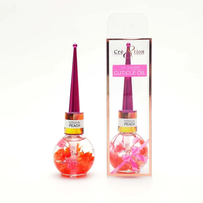 Cre8tion Love in Bloom - Cuticle Oil 0.5oz, PEACH, BOX (Pk: 30 pcs/box, 28 boxes/case)