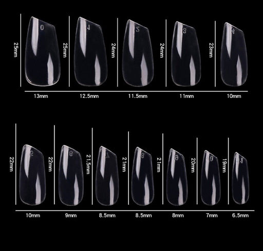 Cre8tion Special Shape - Clear, Slanted, #22 (Pk: 600 pcs/box, 100 boxes/case)