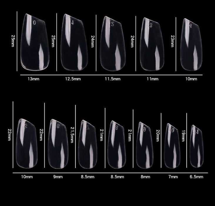 Cre8tion Special Shape - Clear, Slanted, #22 (Pk: 600 pcs/box, 100 boxes/case)