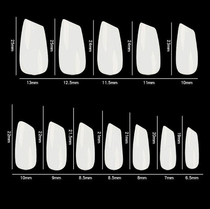 Cre8tion Special Shape - Natural, Slanted, #22 (Pk: 600 pcs/box, 100 boxes/case)