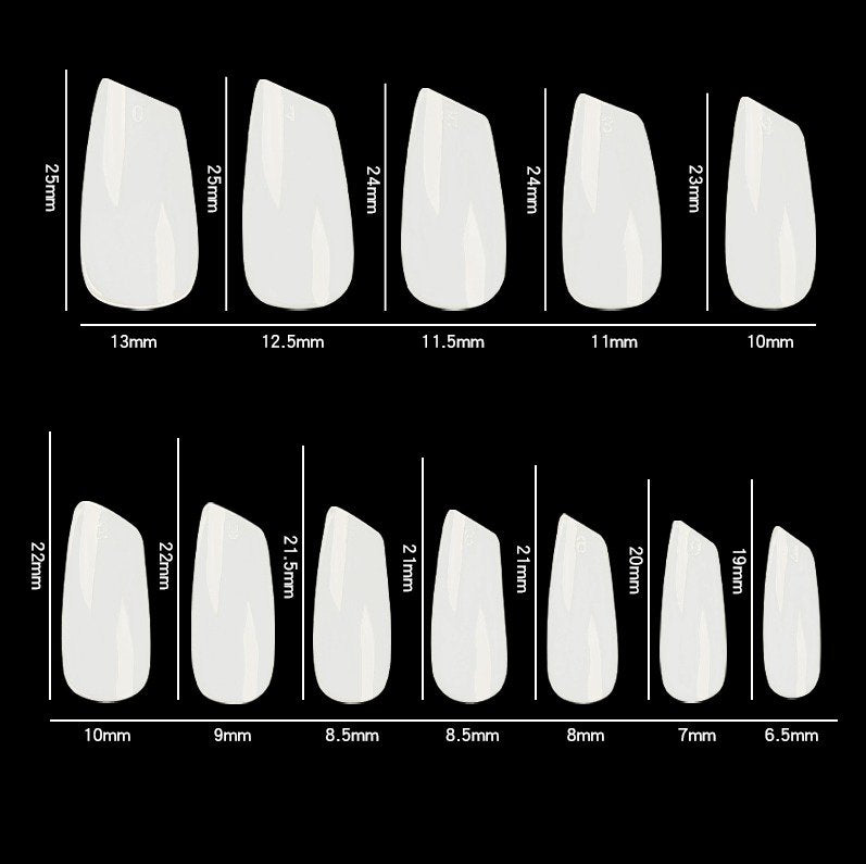 Cre8tion Special Shape - Natural, Slanted, #22 (Pk: 600 pcs/box, 100 boxes/case)