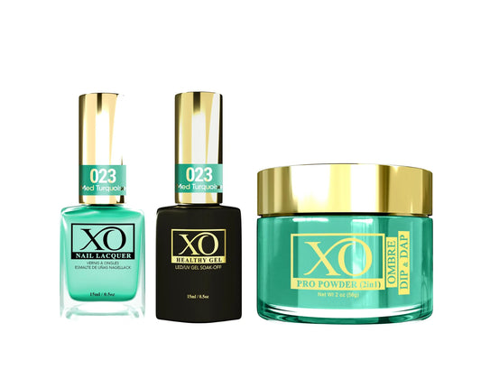 XO 4in1 Acrylic/Dipping Powder + Gel Polish + Nail Lacquer, 023