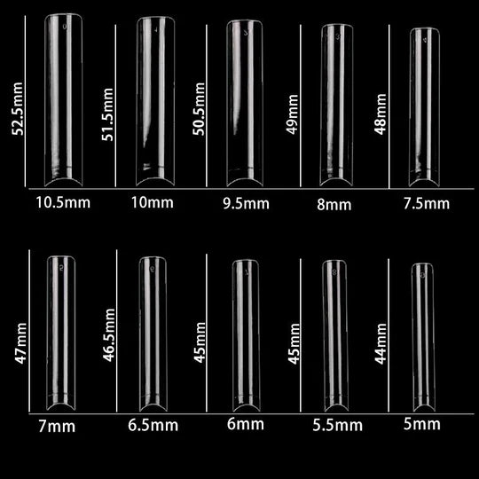 Cre8tion Special Shape - Clear, Longer Straight, #23 (Pk: 500 pcs/box, 100 boxes/case)