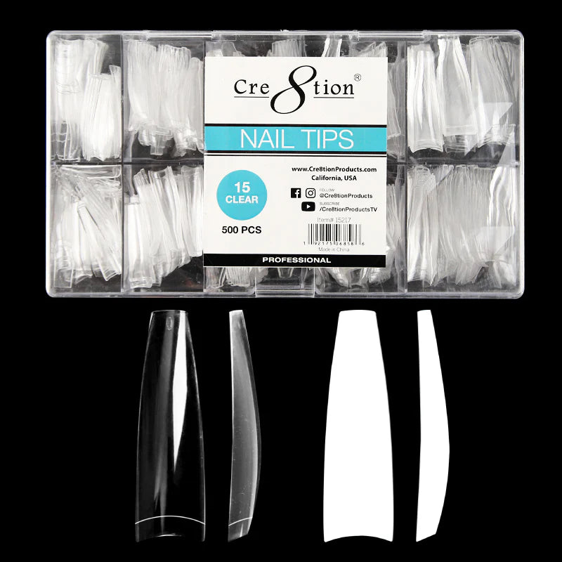 Cre8tion Special Shape - Natural Long Ballerina, #15 (Pk: 500 pcs/box, 100 boxes/case)