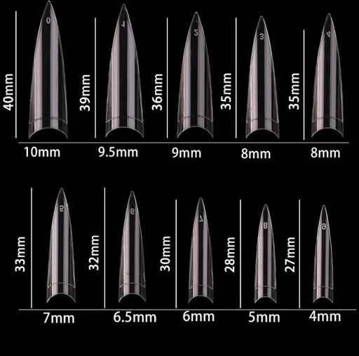 Cre8tion Special Shape - Clear, #24 (Pk: 600 pcs/box, 100 boxes/case)