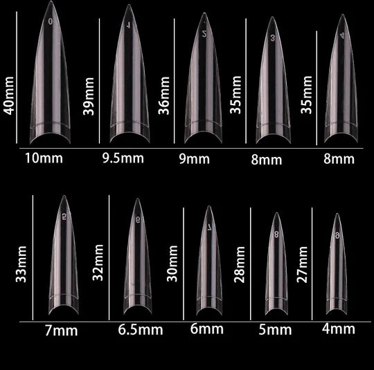 Cre8tion Special Shape - Clear, #24 (Pk: 600 pcs/box, 100 boxes/case)