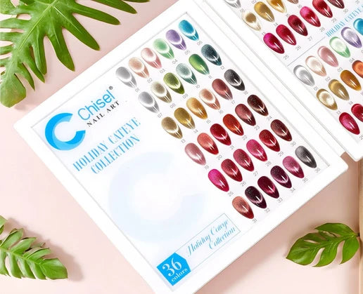 Chisel Holiday Cat Eye Gel Collection Set of 36 Colors