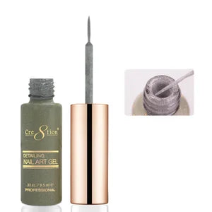 Cre8tion Detailing Nail Art Gel, 25, Holographic Glitter, 0.33oz