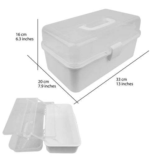 Cre8tion Large  Plastic Storage Box Size 33*20.5*16.5cm (Pk: 16 pcs/case)