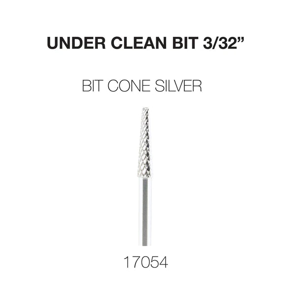 Cre8tion Under Clean 3/32" Bit Cone Silver, 17054 OK0222VD