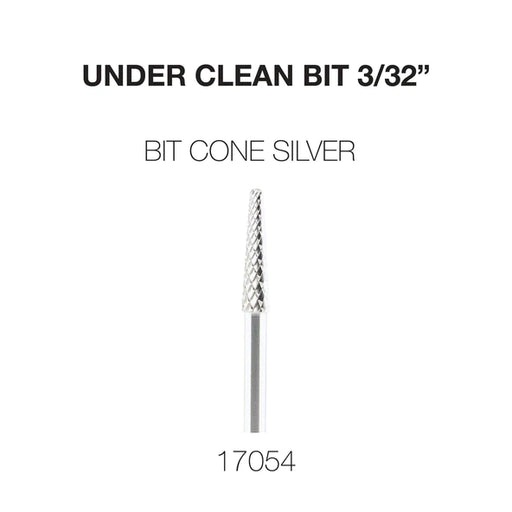 Cre8tion Under Clean 3/32" Bit Cone Silver, 17054 OK0222VD