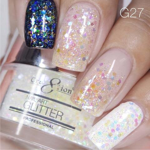 Cre8tion Nail Art Glitter, 027, 0.5oz, 1101-0842 OK0426VD