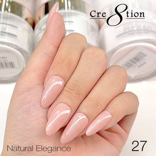 Cre8tion Acrylic Powder, Natural Elegance Collection, 27, 1.7oz