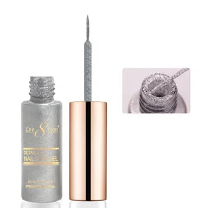 Cre8tion Detailing Nail Art Gel, 27, Silver Glitter, 0.33oz