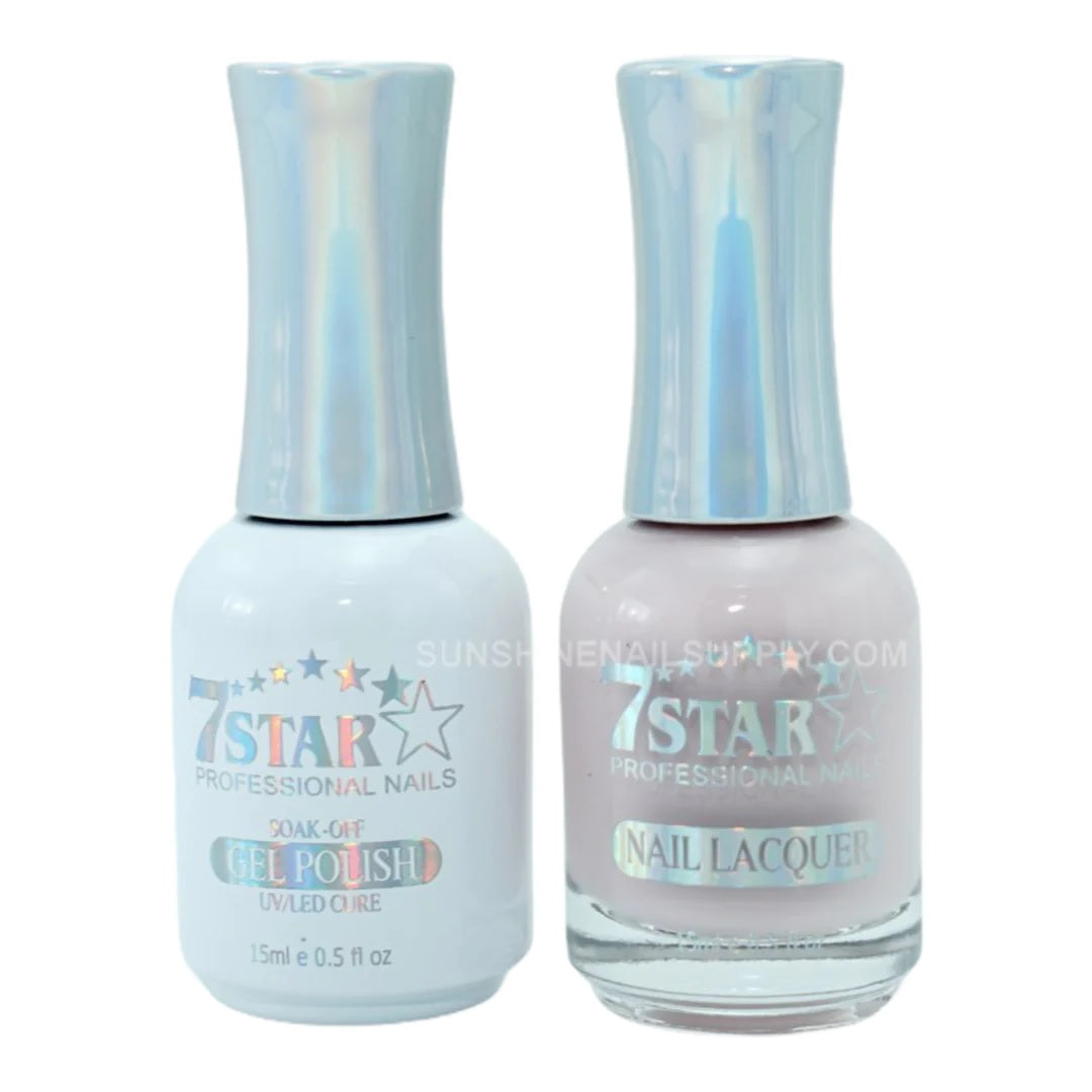 7 Star Nail Lacquer + Gel Polish Matching Pair, 296, 0.5oz