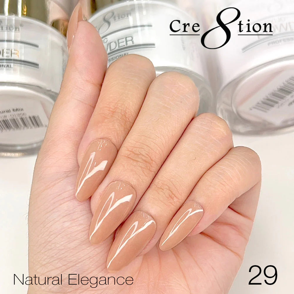 Cre8tion Acrylic Powder, NATURAL ELEGANCE Collection - 029