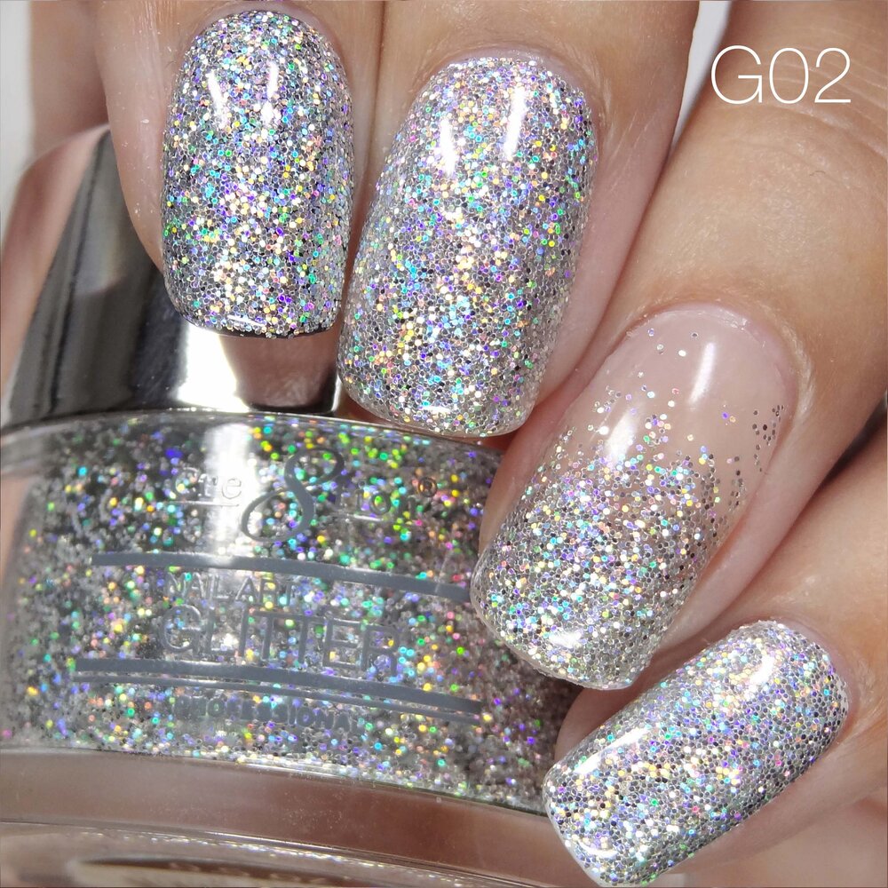 Cre8tion Nail Art Glitter, 002, 0.5oz, 1101-0817 OK0426VD